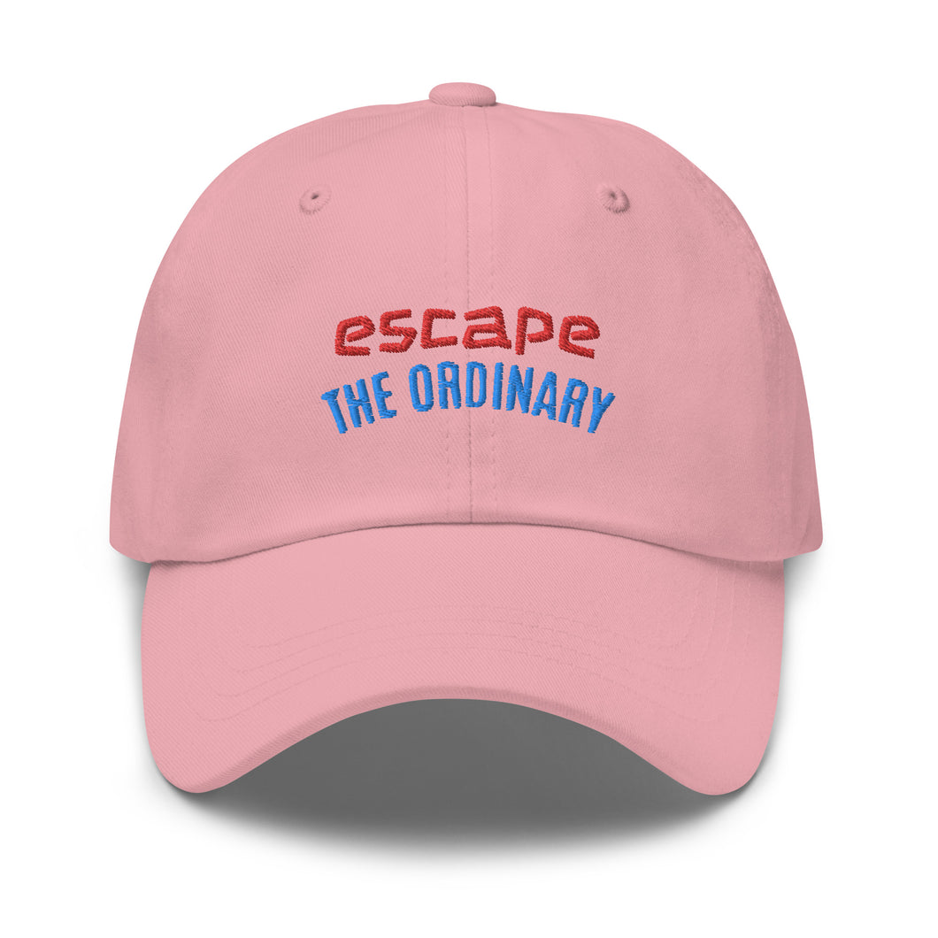 Escape the ordinary Dad hat