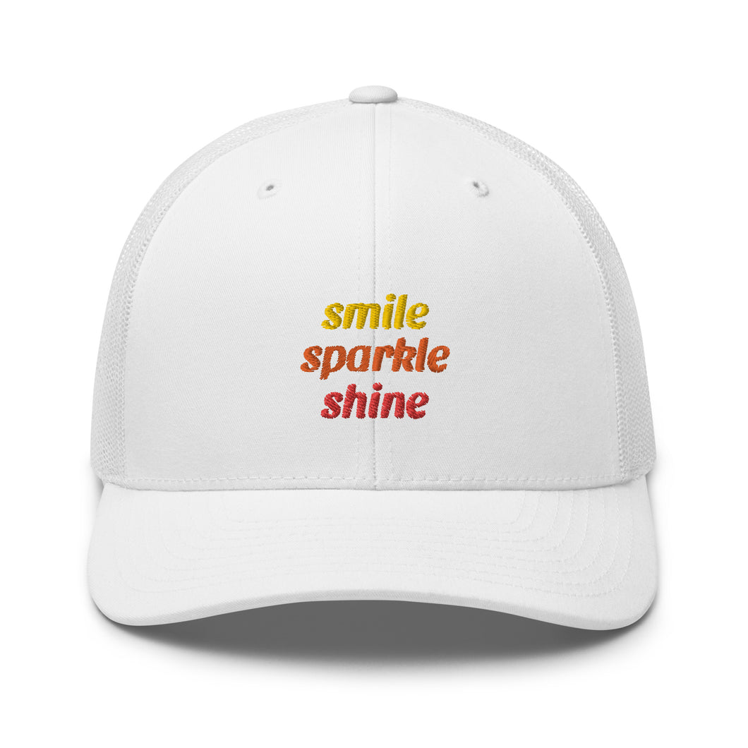 Smile sparkle shine Trucker Cap