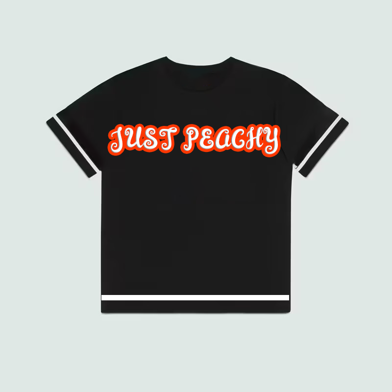Just peachy Unisex organic cotton t-shirt