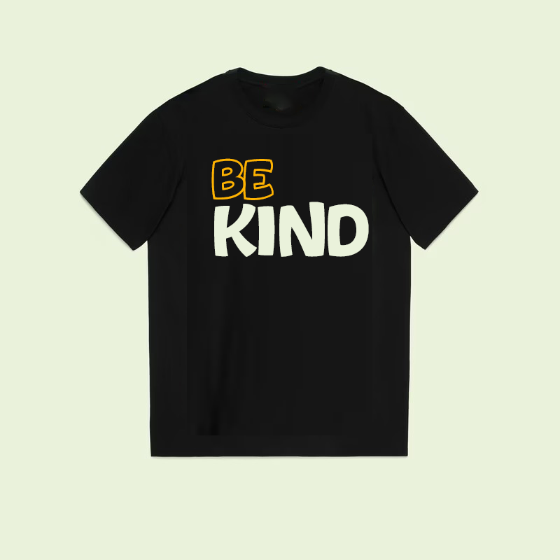 Be kind black Unisex t-shirt