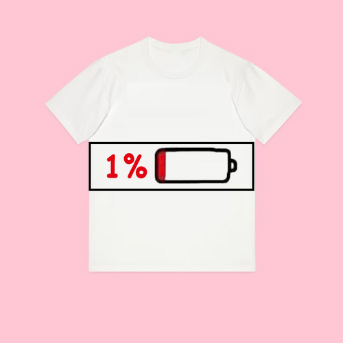 1% battery Unisex t-shirt