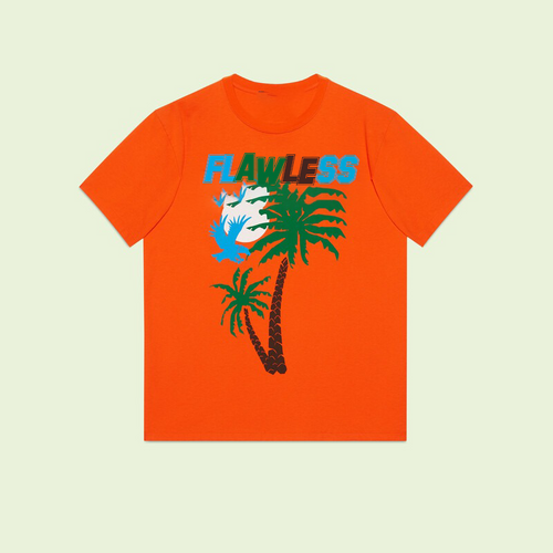 Flawless orange unisex t-shirt