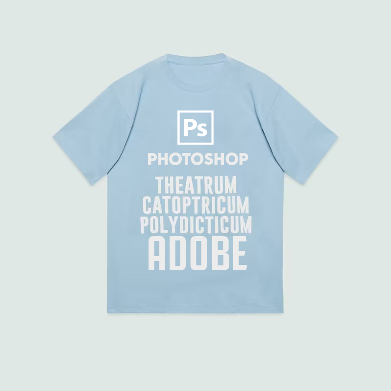 Adobe photoshop skyblue Unisex t-shirt