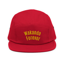Load image into Gallery viewer, Wakanda forever Five Panel Cap

