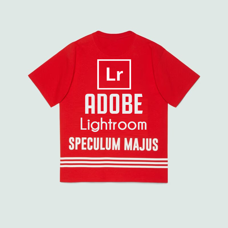 Adobe lightroom red Unisex t-shirt