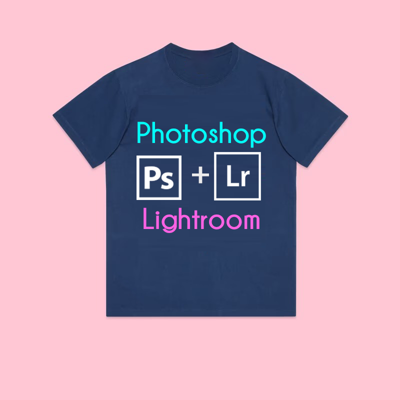 Photoshop and Lightroom Unisex t-shirt