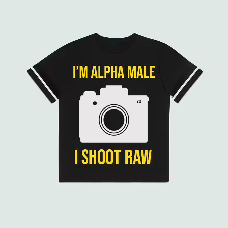 Alpha Male  Shooting RAW Unisex tee