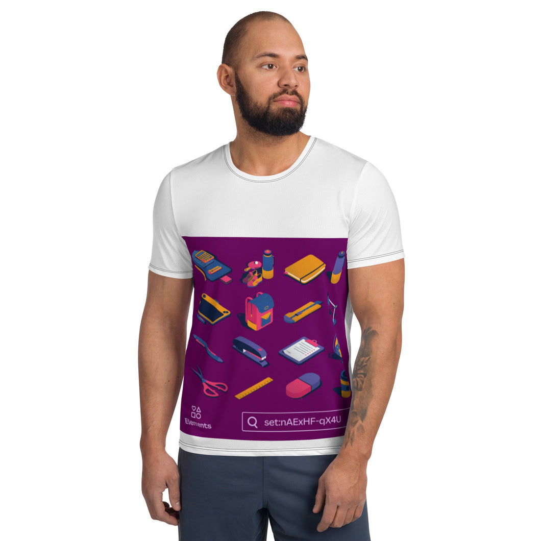 Elements All-Over Print Men's Athletic T-shirt