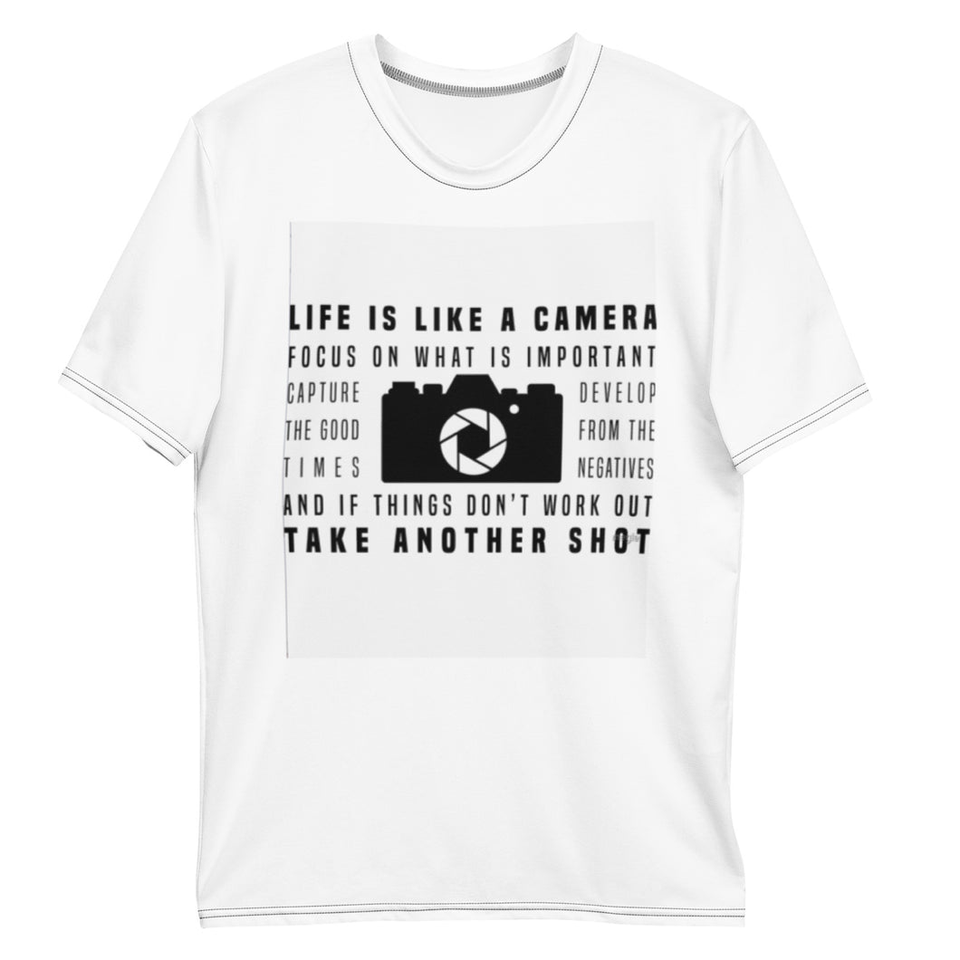 Life is a camera Men's t-shirt