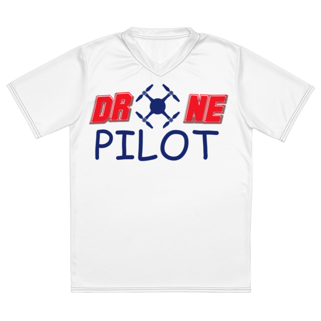 Drone Pilot Recycled unisex sports jersey
