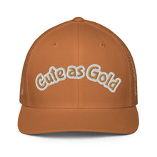 Load image into Gallery viewer, Cute as gold Closed-back trucker cap
