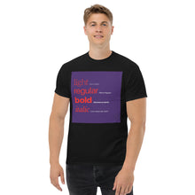 Load image into Gallery viewer, Font types Men&#39;s classic tee
