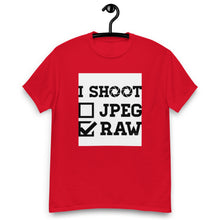 Load image into Gallery viewer, I shoot JPEG RAW Men&#39;s classic tee
