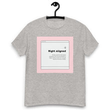 Load image into Gallery viewer, Right Aligned Men&#39;s classic tee

