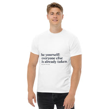 Load image into Gallery viewer, Be your self Men&#39;s classic tee
