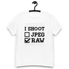 Load image into Gallery viewer, I shoot JPEG RAW Men&#39;s classic tee
