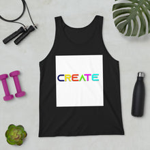Load image into Gallery viewer, Create Unisex Tank Top
