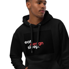 Load image into Gallery viewer, Eat Design Sleep Premium eco hoodie
