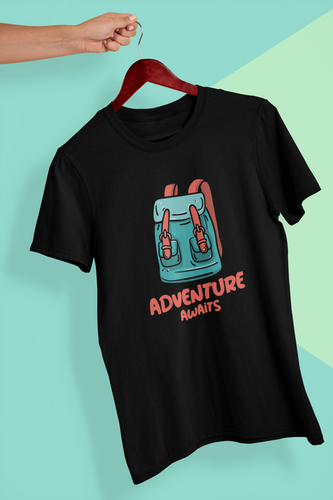 Adventure await Unisex t-shirt