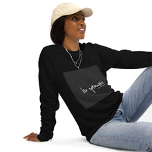 Load image into Gallery viewer, Be Optimistic Flawless Unisex organic raglan sweatshirt
