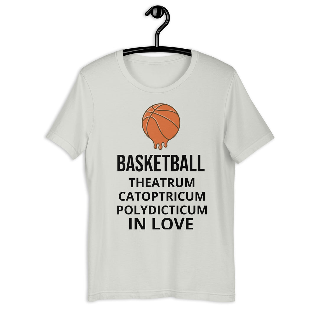 Basketball in love Unisex t-shirt